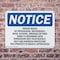 Signmission Private Beach No Trespassing Motorboats OSHA Notice Sign, Plastic, 14in W x 10in L, 2PK OS-2PACK-NS-P-1014-L-17805 - alternate 6